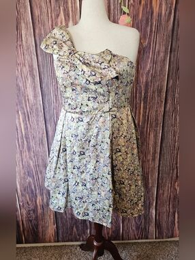Kate Young for Target Gem City Bow Front Mini Dress Size 16